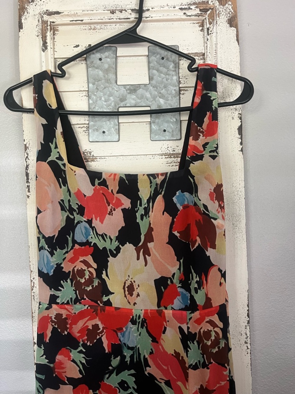 Lulu's Miya Black Multi Floral Sleeveless Maxi Dress - Picture 5 of 6